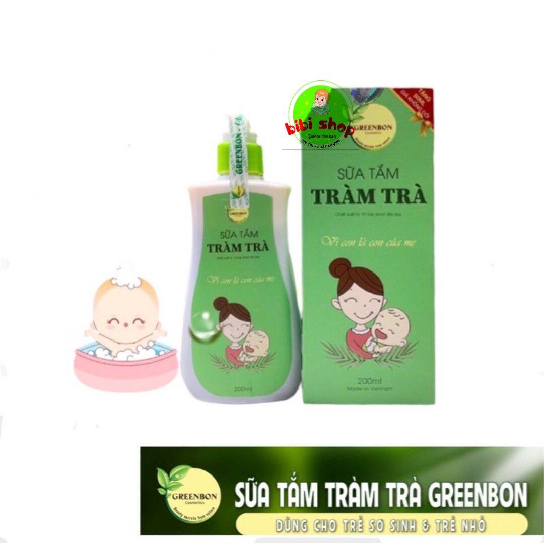 [Hcm]Sữa Tắm Tràm Trà Greenbon