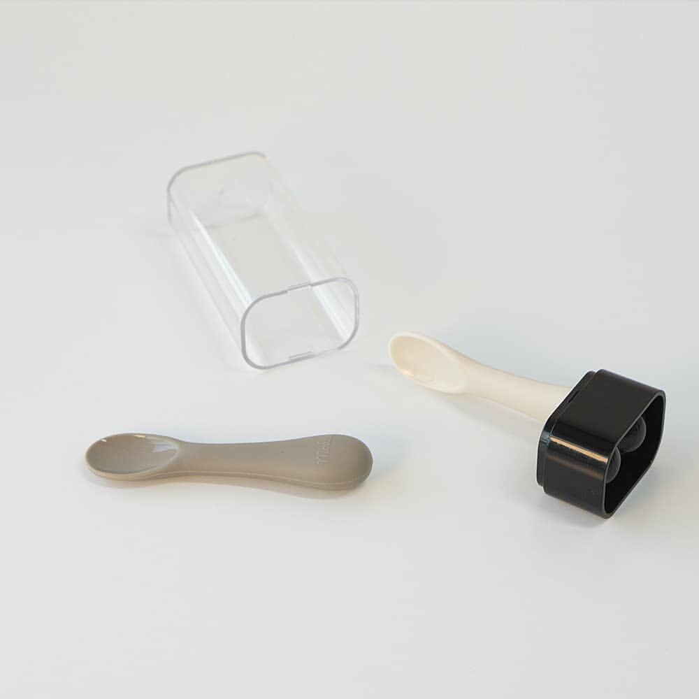 THÌA ĂN DẶM SILICONE BLUEMAMA MODUI HÀN QUỐC