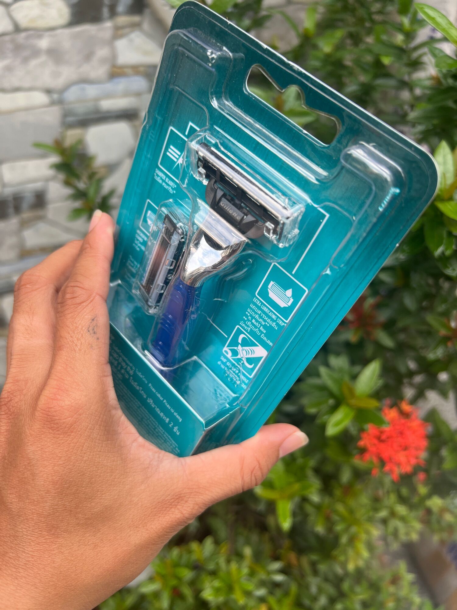 Cán dao cạo gillette mach3 classic (cán dao+ lưỡi dao)