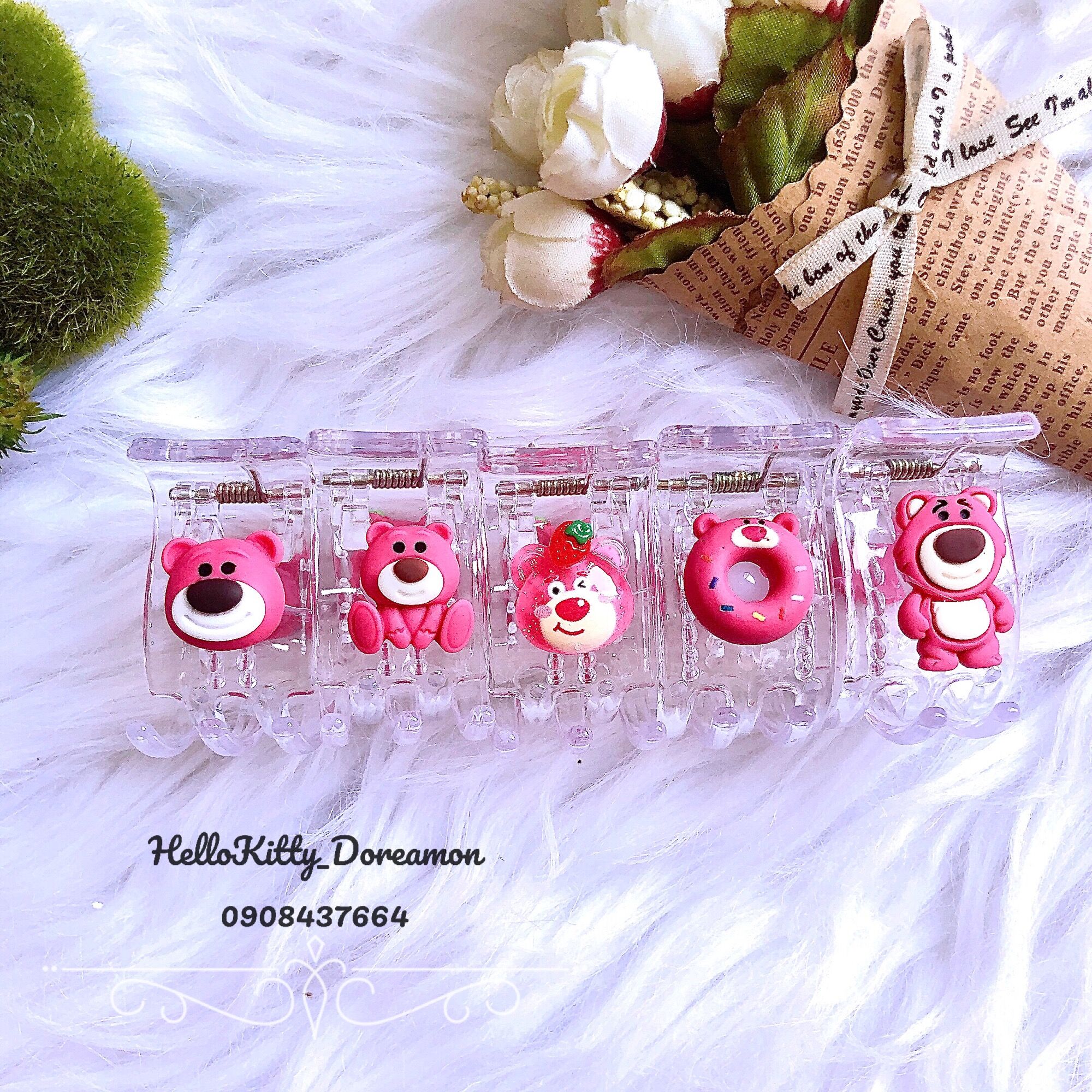 Set 5c kẹp càng cua 5r gấu dâu lotso