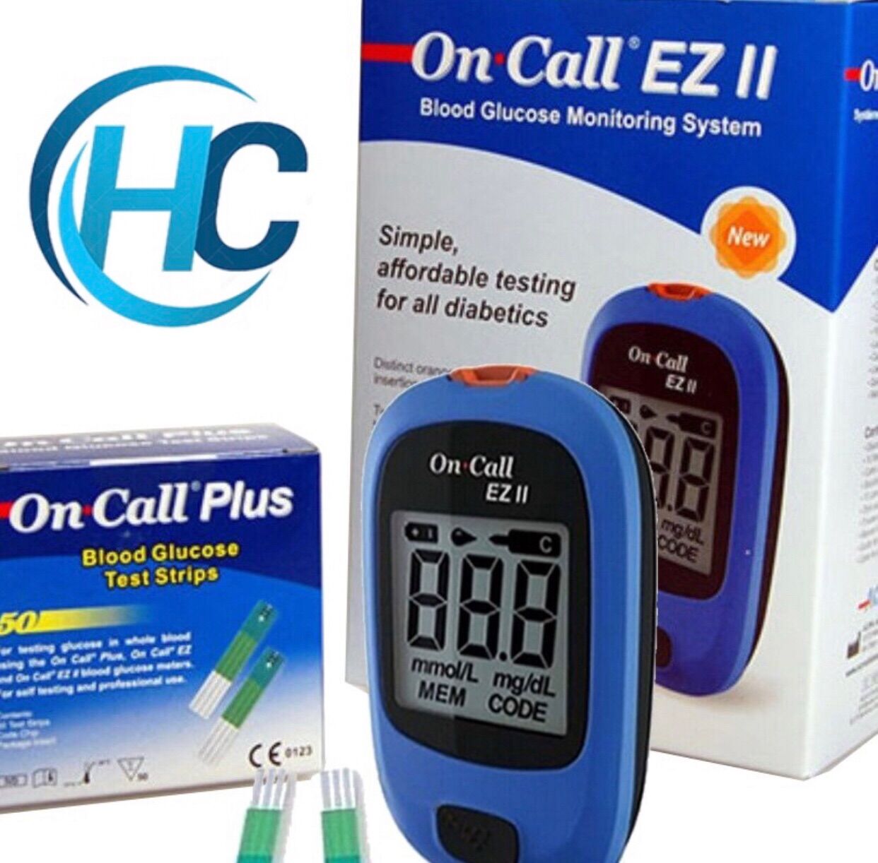 [CHÍNH HÃNG] Máy Đo Đường Huyết Acon OnCall Ez II