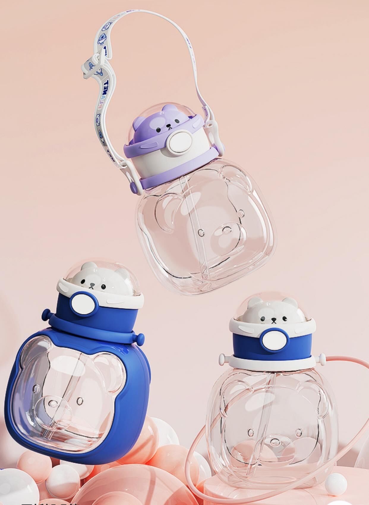 Bình nước hình gấu 860ml