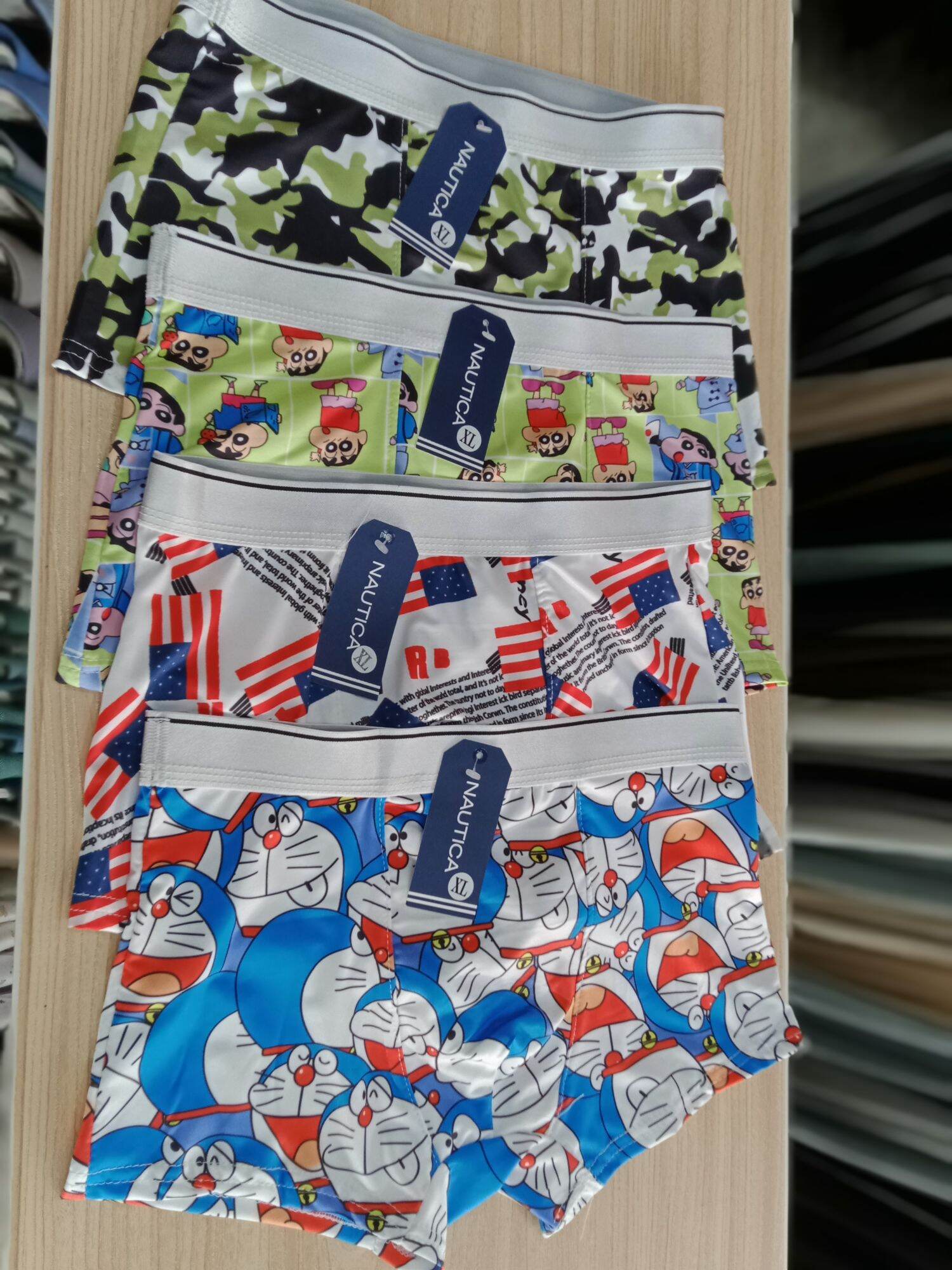 Combo 4 quần sịp nam cotton hoạt hình cao cấp
