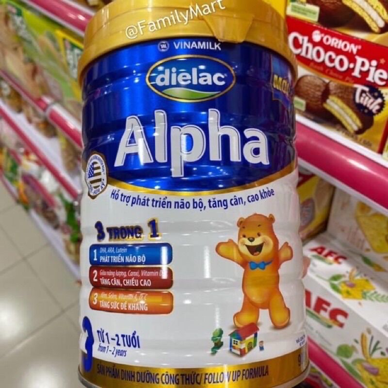 Sữa bột dielac alpha 3 900g