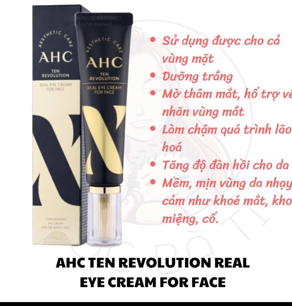 Kem dưỡng mắt AHC tuýp 12ml