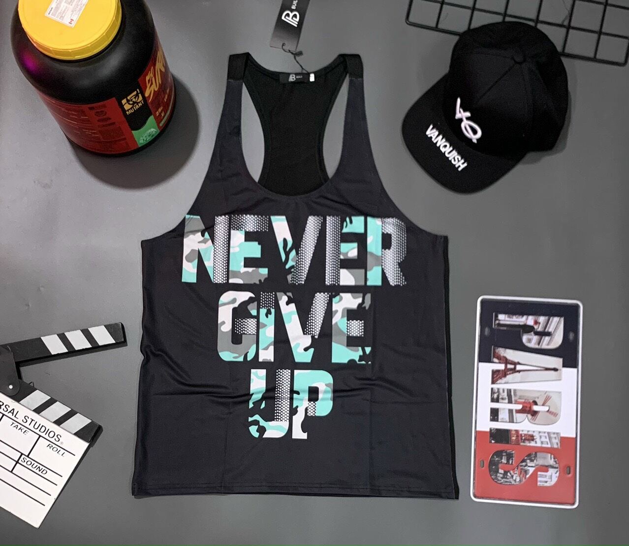 [giảm sốc] áo thun ba lỗ gym nam phom body cực chất