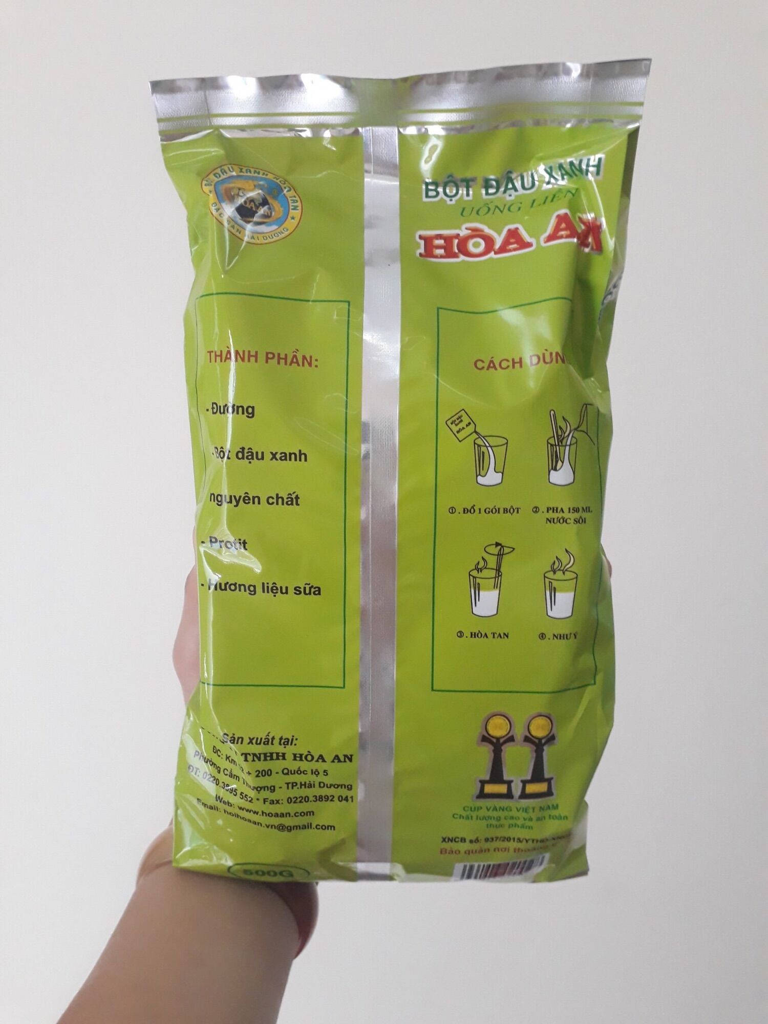 BỘT ĐẬU XANH HÒA AN