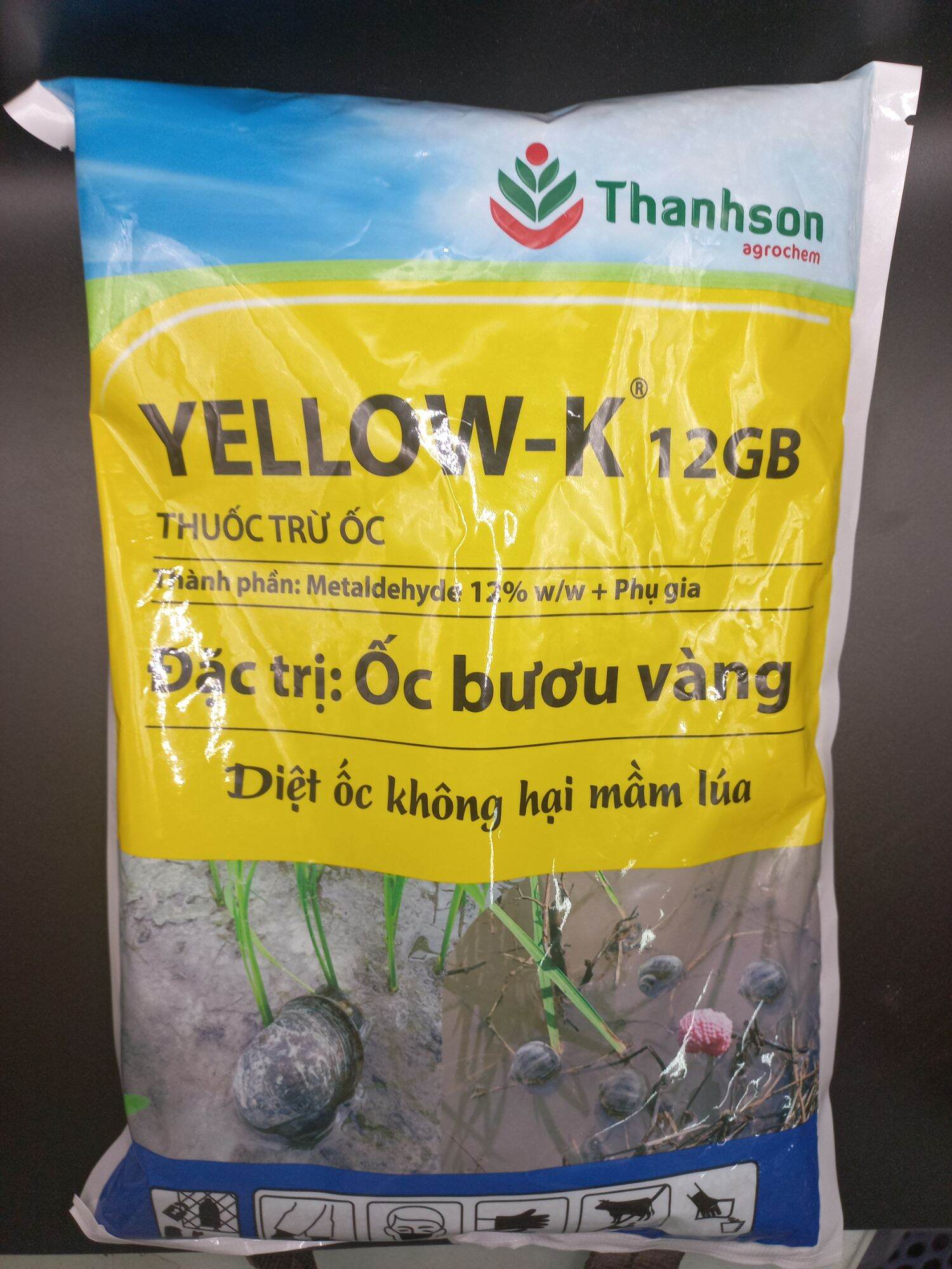 Thuốc trừ ốc Yellow-K 12GB 1kg