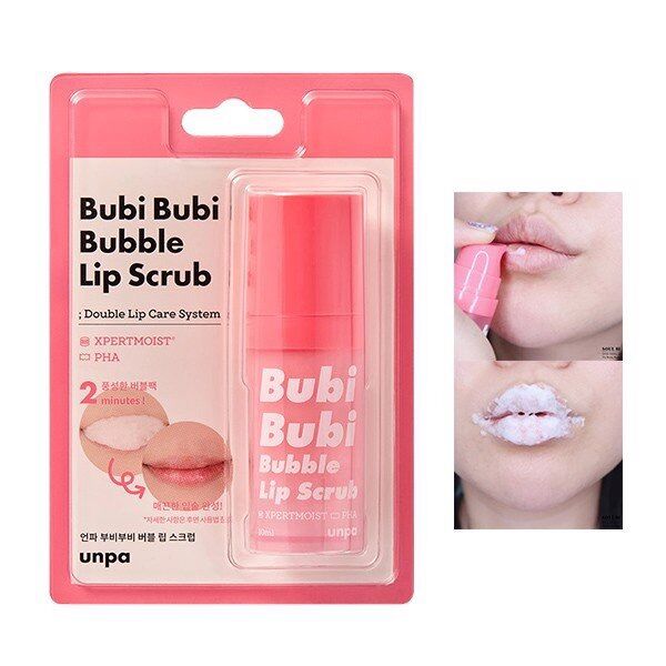 Gel tẩy da chết môi Unpa Bubi Bubi Lip