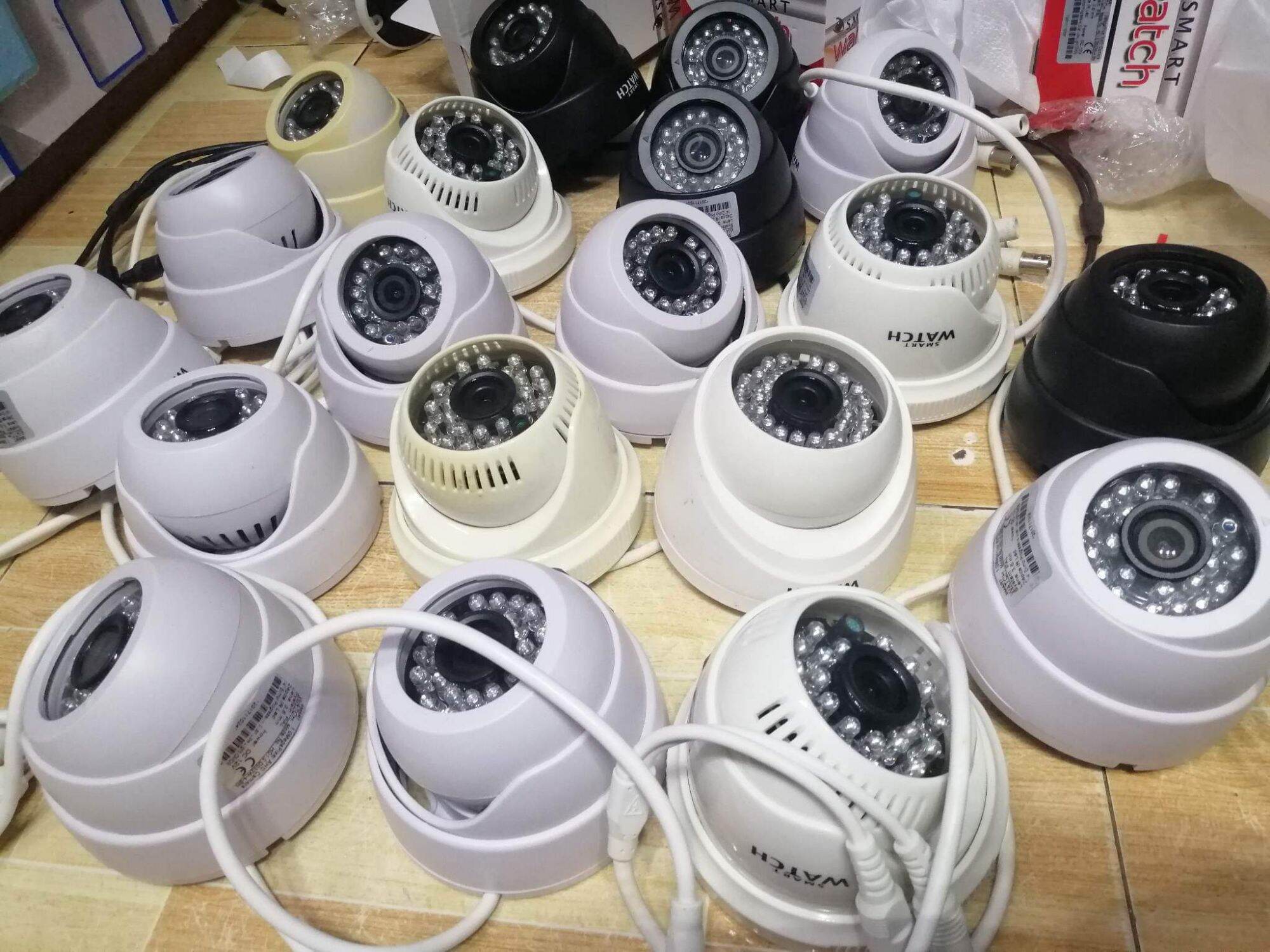 Camera cũ analog.Camera thân,dome hệ Tvi 1.0mp dùng cho đầu ghi.
