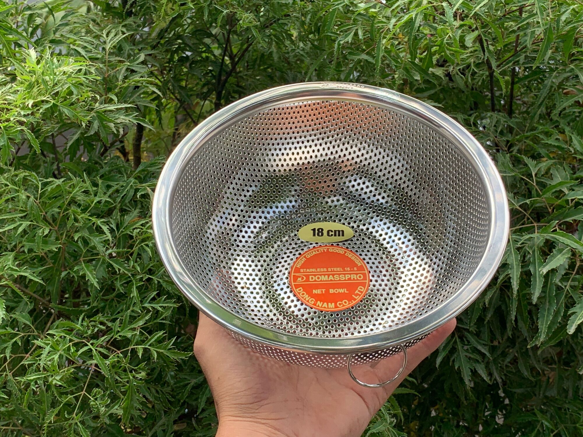 Rổ Inox Đông Nam 18cm inox cao cấp