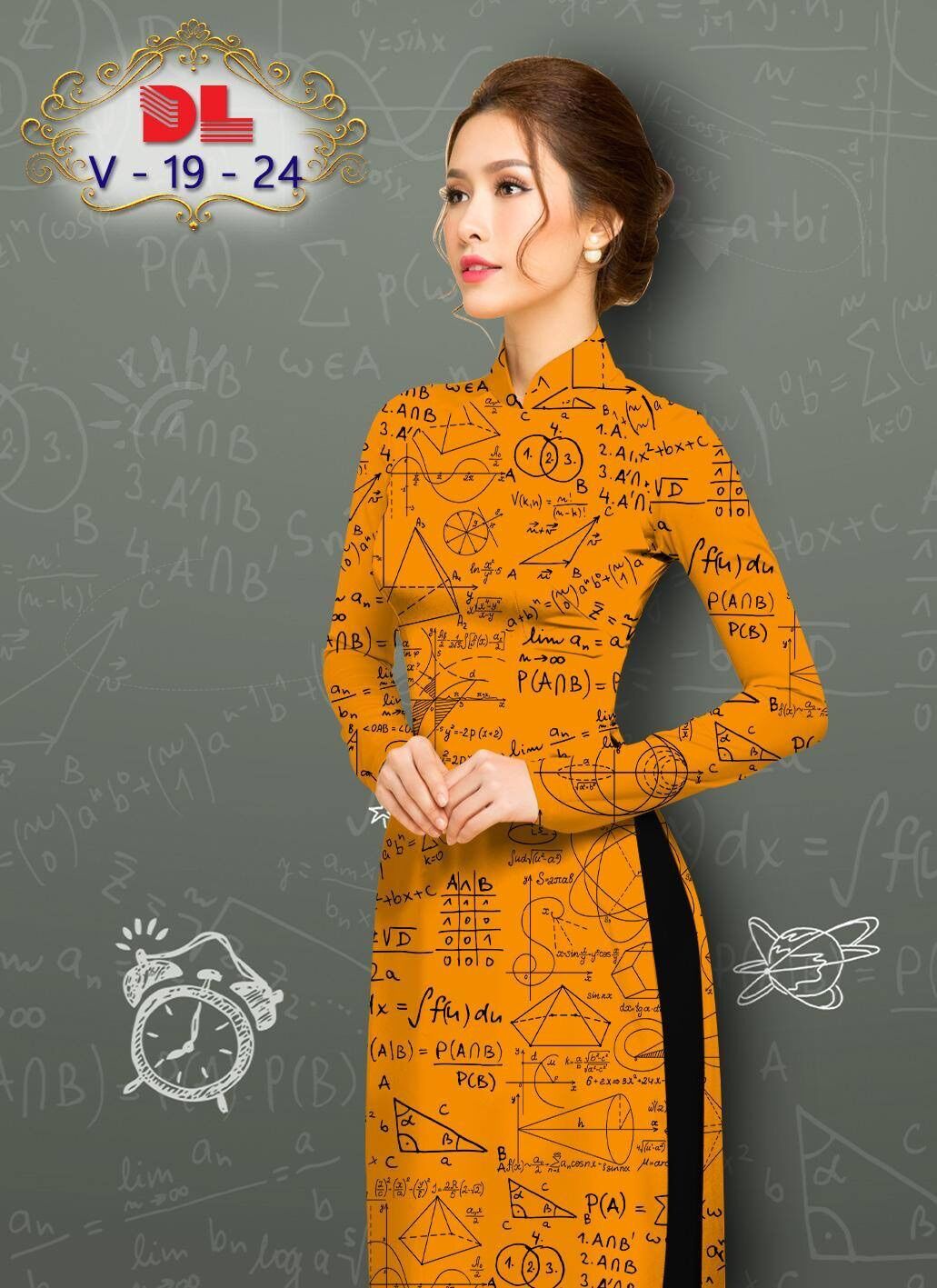 Vải áo dài môn toán