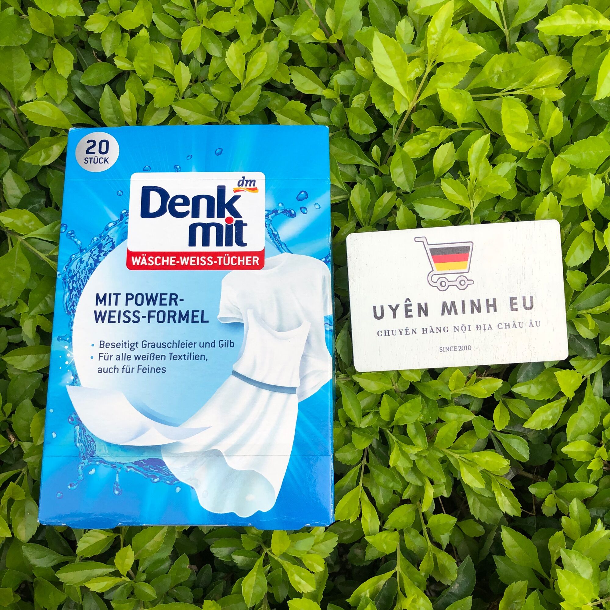 Giấy tẩy trắng quần áo Denk mit