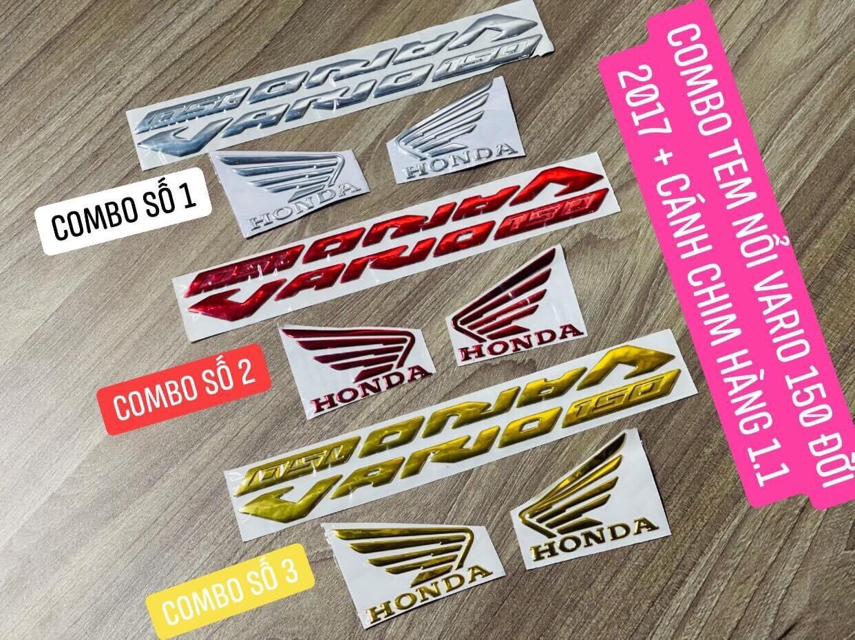 Combo tem vario 150 + cánh chim honda đời 2017