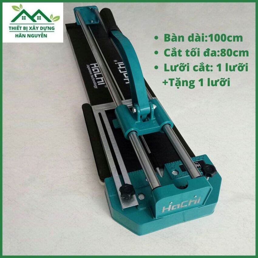 Bàn cắt gạch men 2 thanh 800,bàn dài 100cm dùng đẩy gạch 80cm,máy cắt gạch đẩy tay,kèm thêm 1 lưỡi cắt