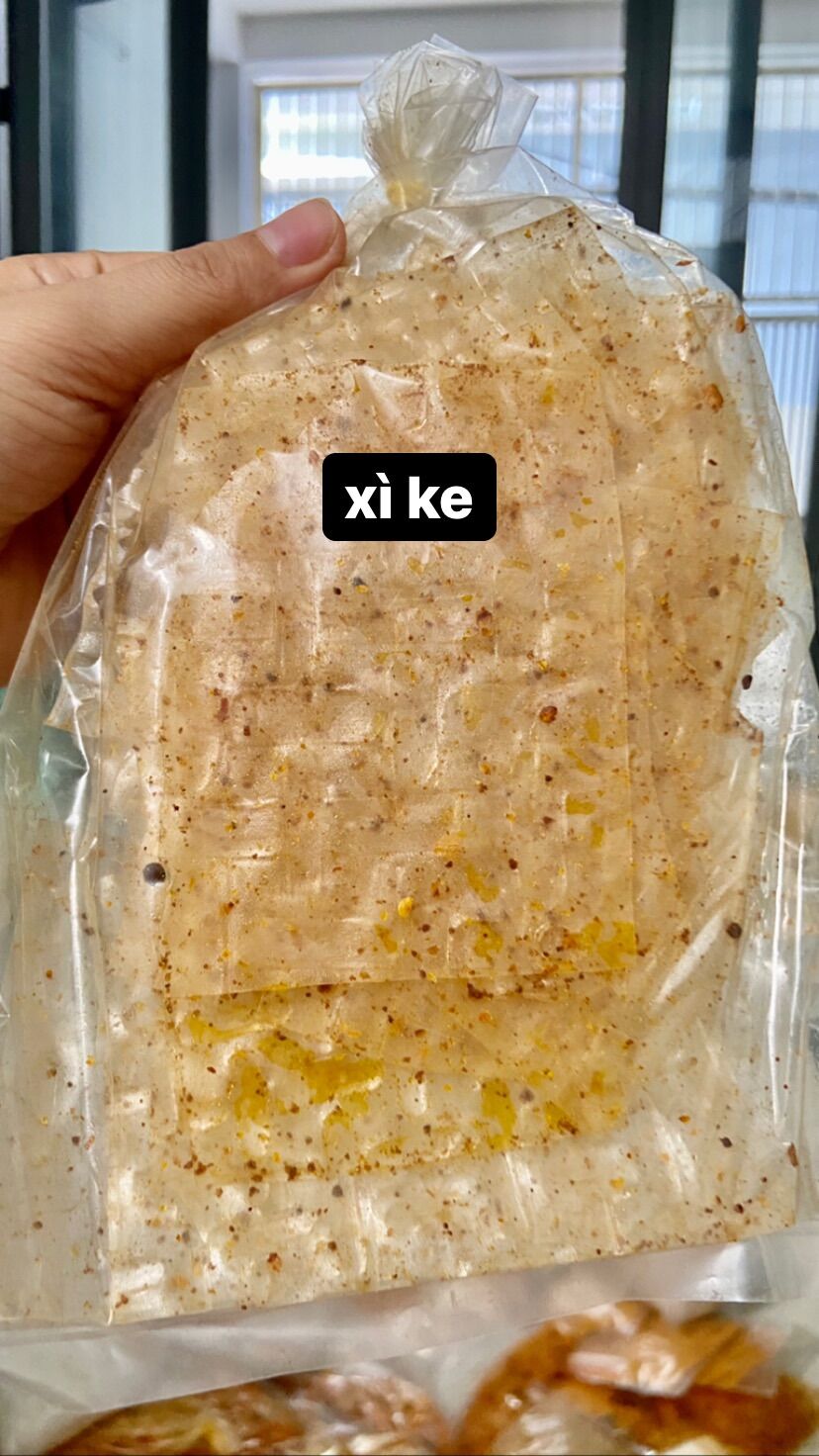 bánh tráng xì ke