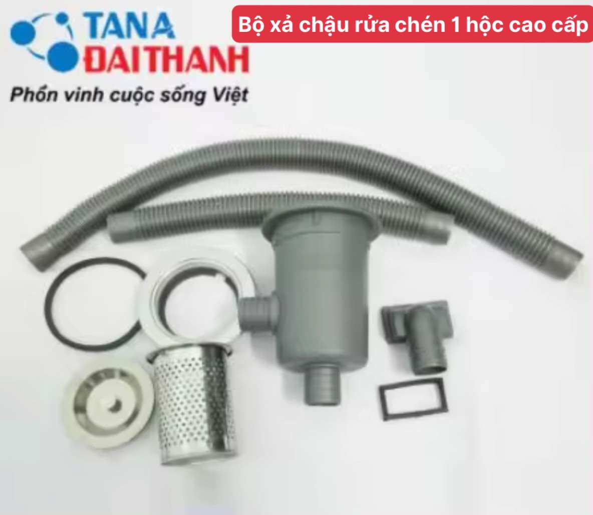 Bộ xả Xifong 1 hộc chậu rửa chén bát Đại Thành