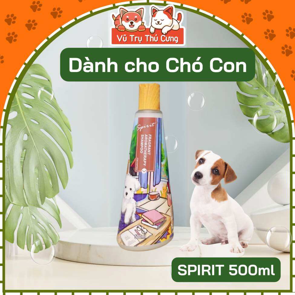 Sữa tắm cho Chó Spirit 500ml, mềm lông và thơm dịu nhẹ