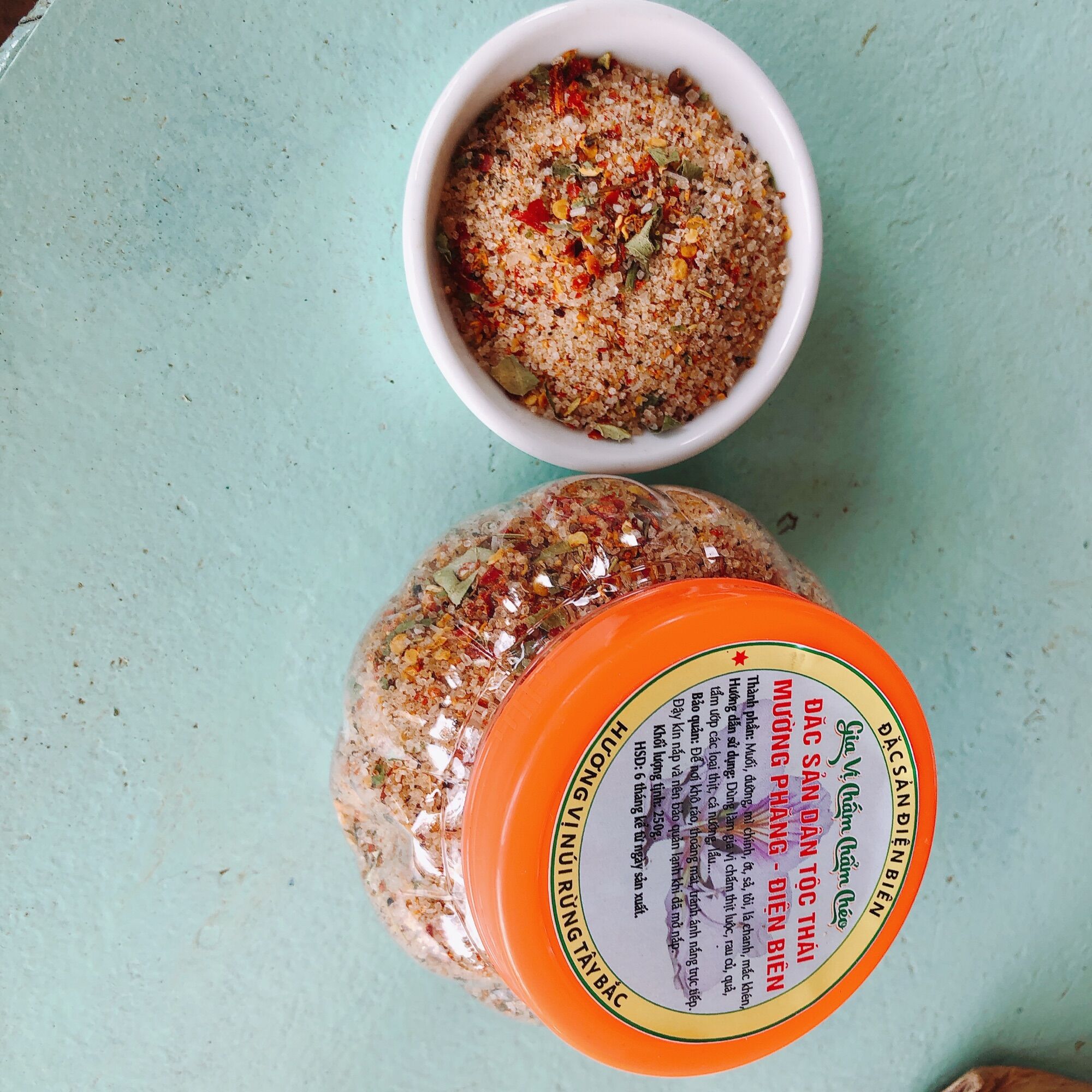 Combo 2 hủ Muối Chẳm Chéo Tây Bắc hủ 250g/ hủ