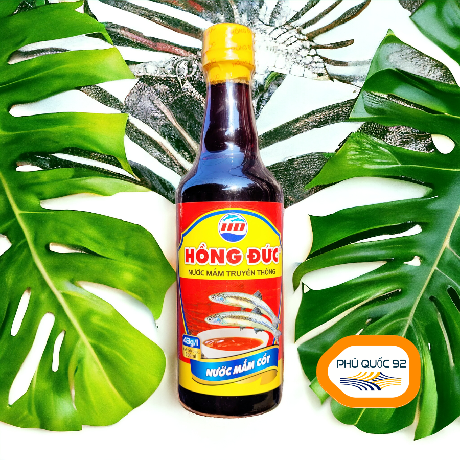 Nước Mắm Phú Quốc - chai 500ml 43 độ đạm