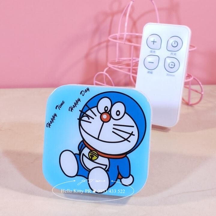 Đèn ngủ có điều khiển từ xa remote Hello Kitty - Doremon Doraemon