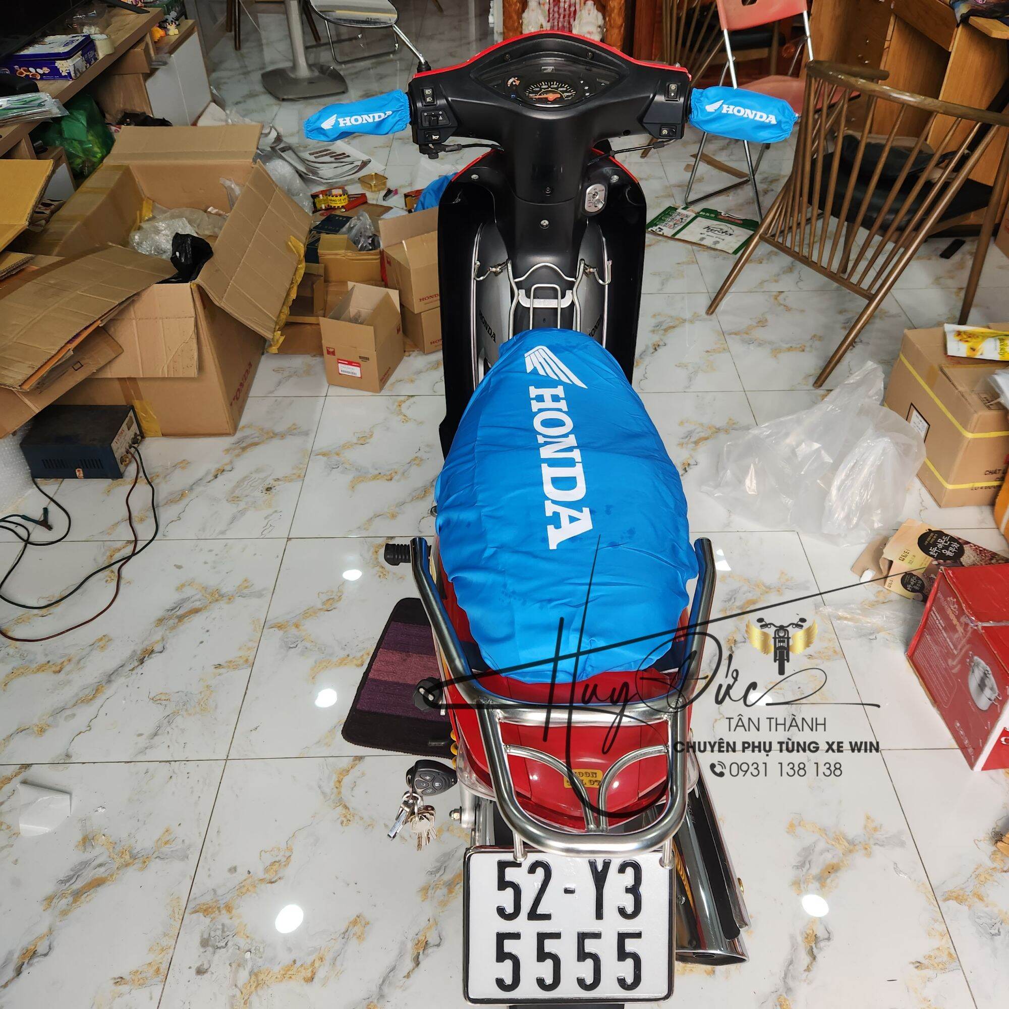 áo trùm xe ga xà xe số honda