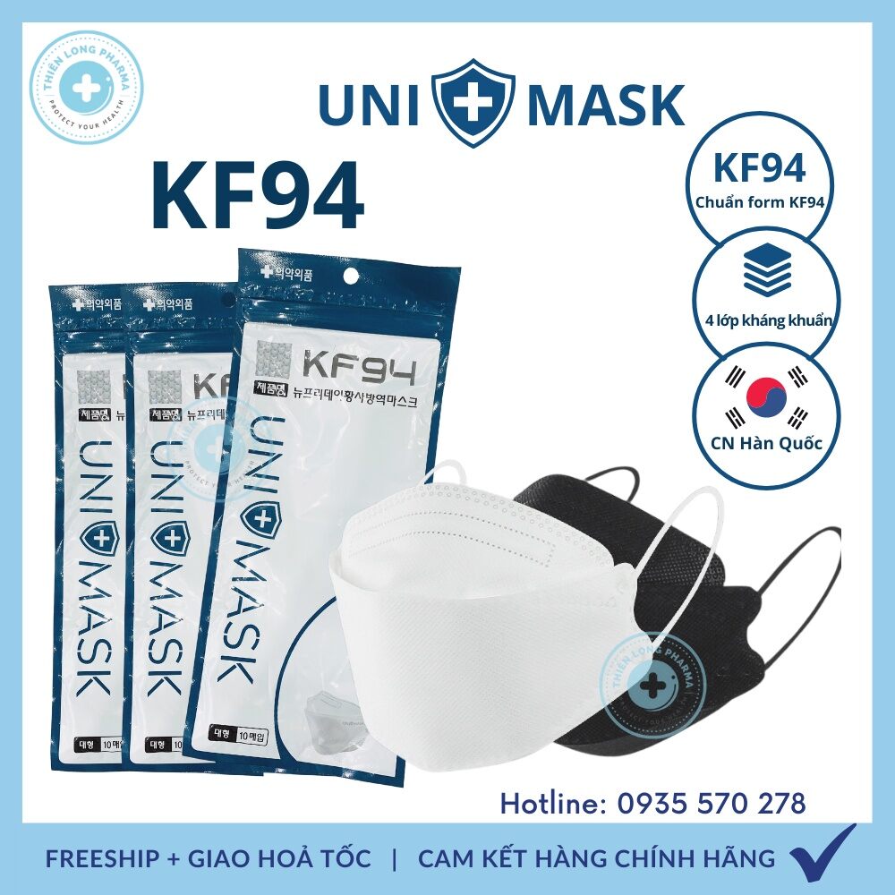 Combo 10 cái khẩu trang kf94