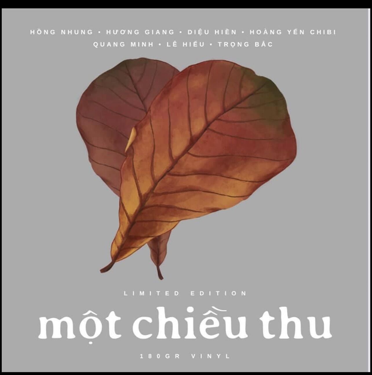 đĩa than Một Chiều Thu - Vinyl với những ca khúc thu huyền thoại qua tiếng hát Hồng Nhung, Hương Giang, Quang Minh, Trọng Bắc, Lê Hiếu, Diệu Hiền, Hoàng Yến