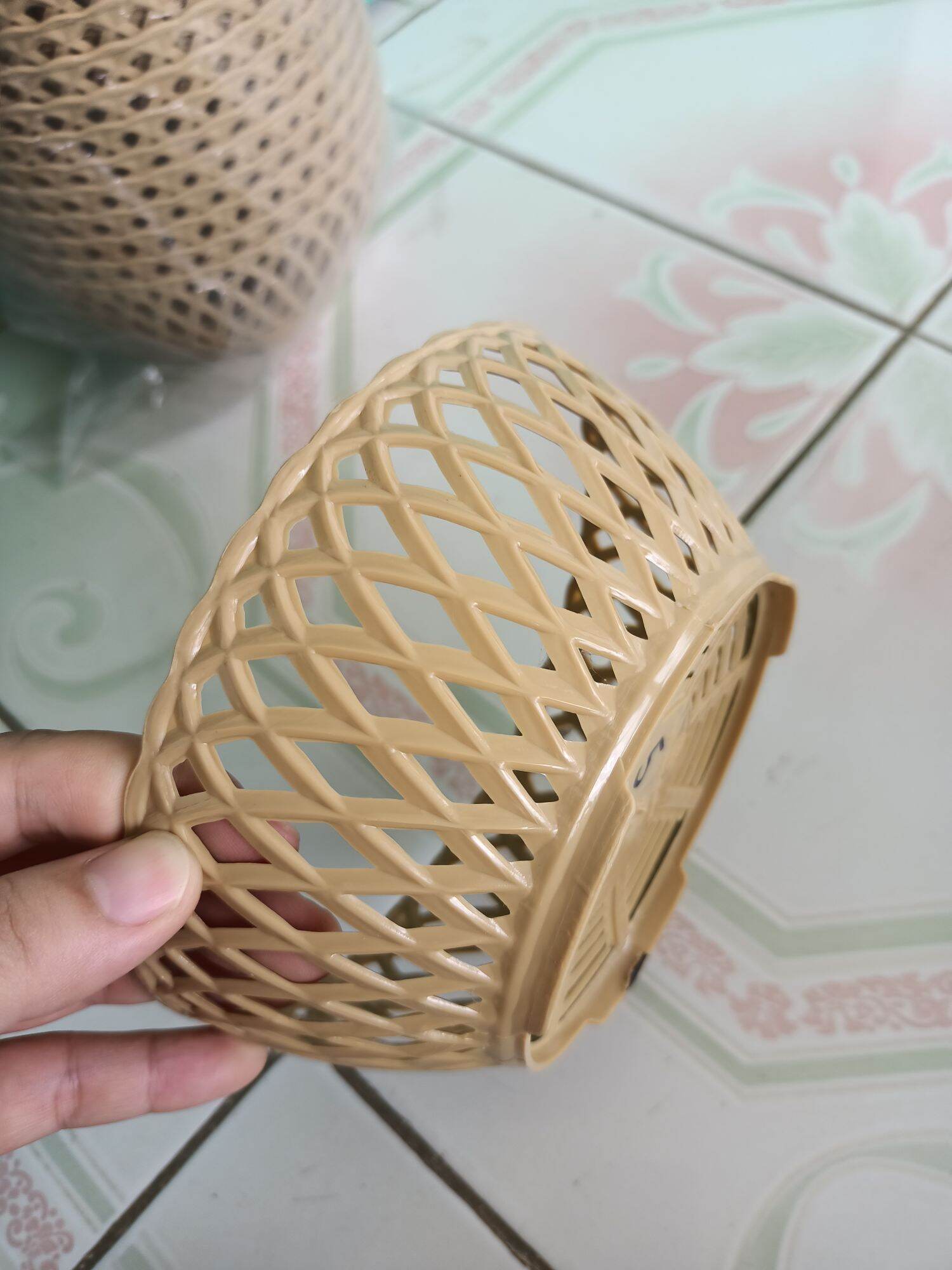 rổ mây nhựa tròn đk 15cm