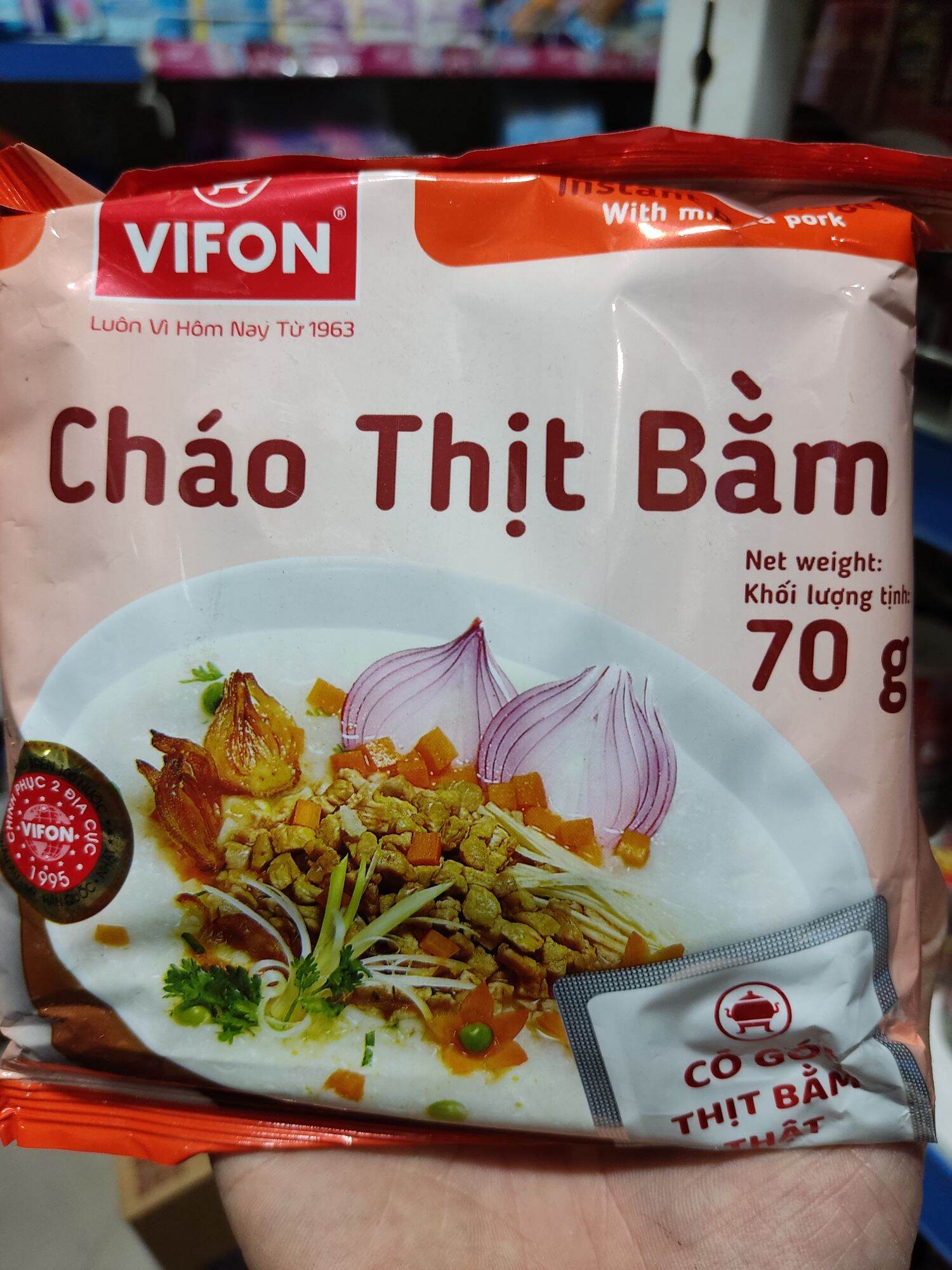 Cháo ăn liền các vị gói 70g