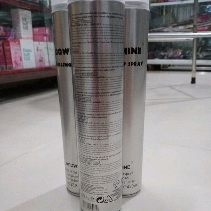KEO XỊT SIÊU CỨNG TÓC WOOW SHINE 320ML CHÍNH HÃNG