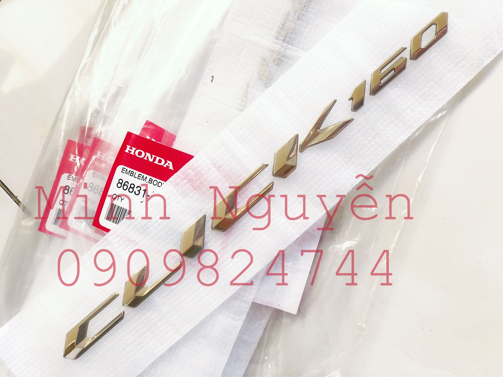 Tem chữ Click 160 chính hãng honda