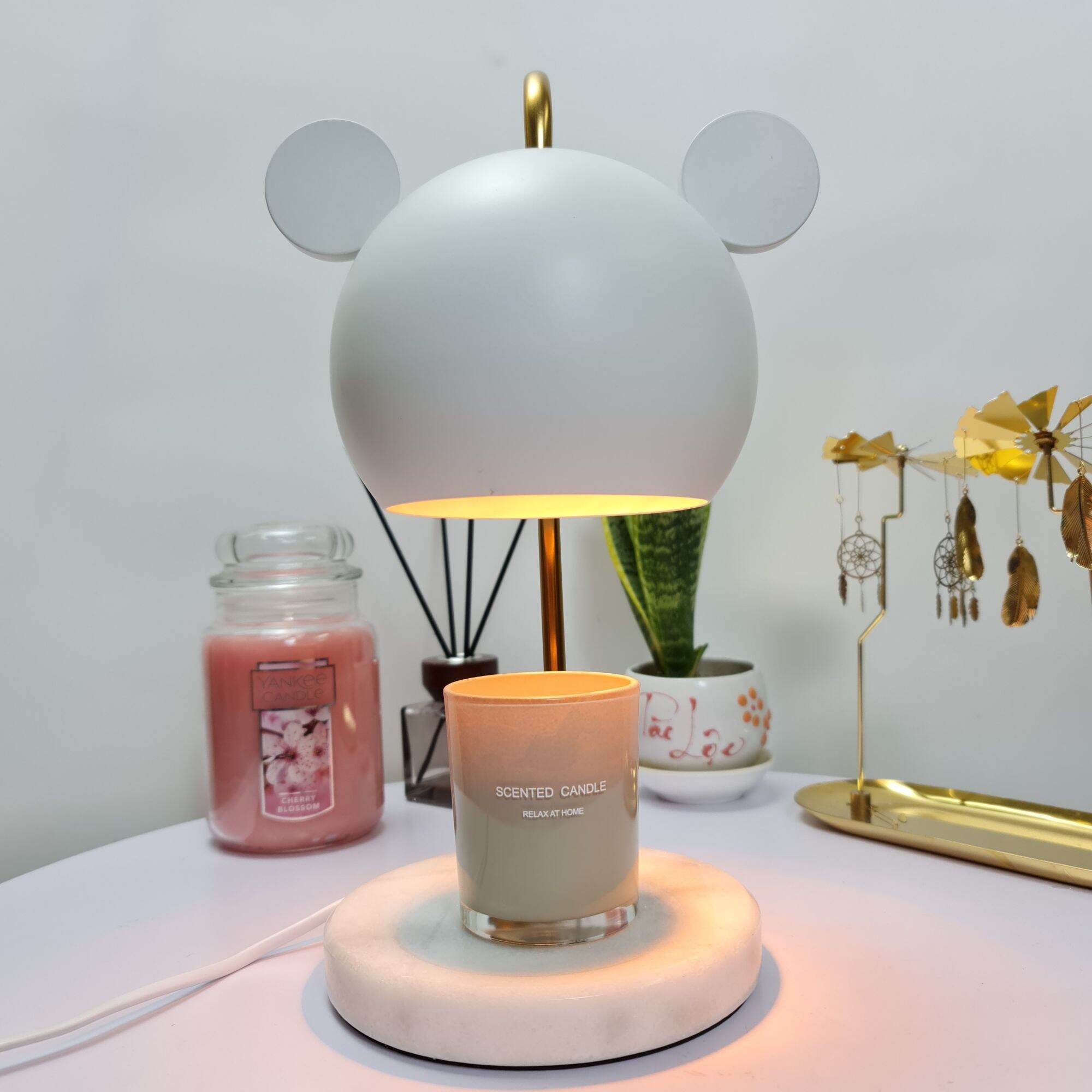 Đèn đốt nến thơm Mickey - Chỉnh độ sáng to nhỏ