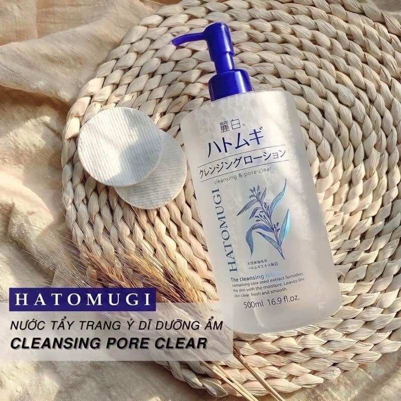 Nước tẩy trang Hatomugi 500ml