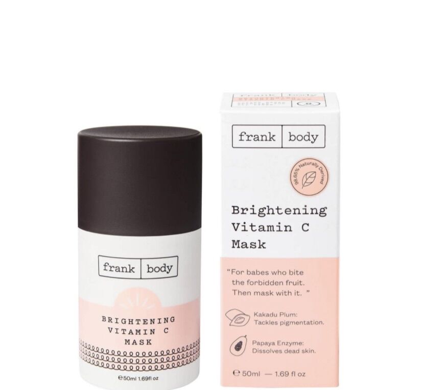 Mặt nạ phục hồi , sáng da frank body brightening vitamin c mask 50ml - chính hãng