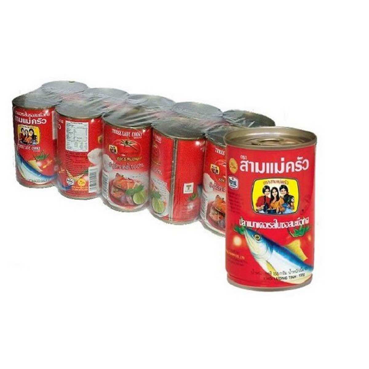 Lốc 5 hộp cá ba cô gái 155g