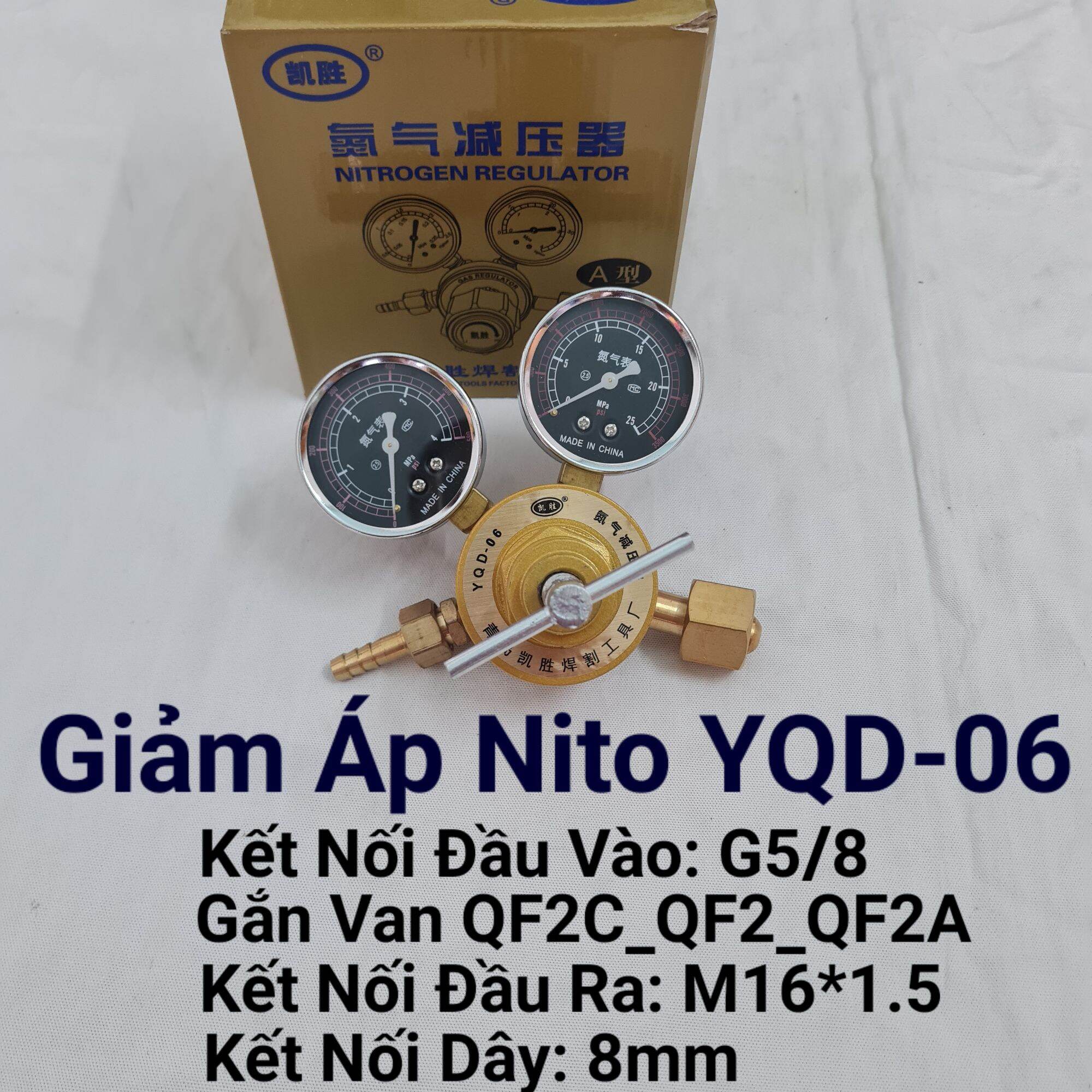 (  Hàng cao cấp chuyên dụng hàn cắt gió đá & điện lạnh ) Giảm áp Oxy_Nito..._Đồng hồ điều áp chỉnh áp xuất Oxy_Nito...