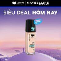 Kem Nền Mịn Nhẹ Kiềm Dầu Chống Nắng Fit Me Maybelline New York Matte Poreless Foundation SPF 22 30ml