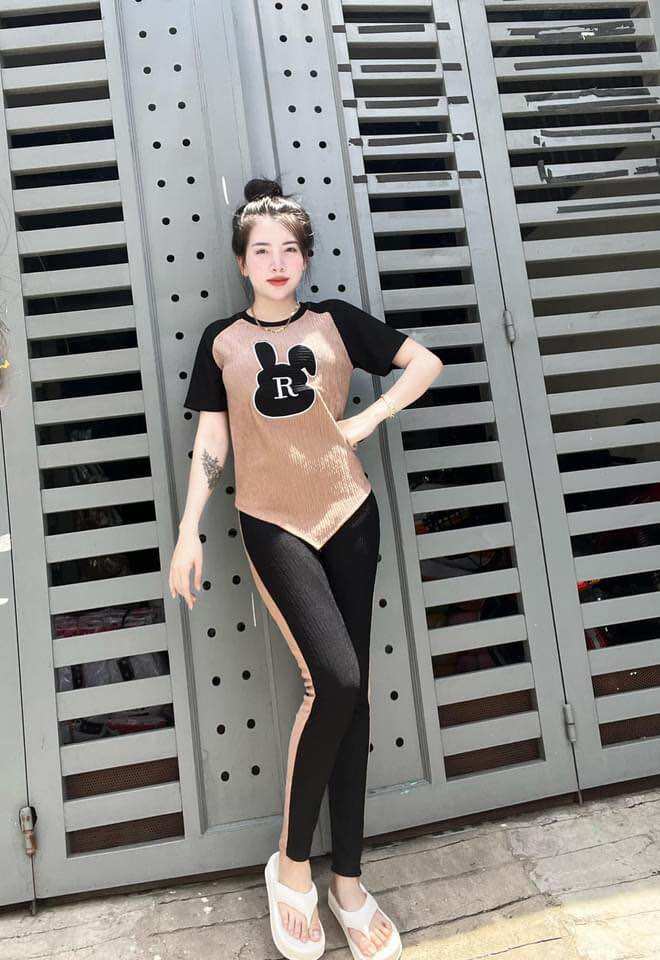 SET BỘ XỐP VẠT THÊU THỎ CHỮ R