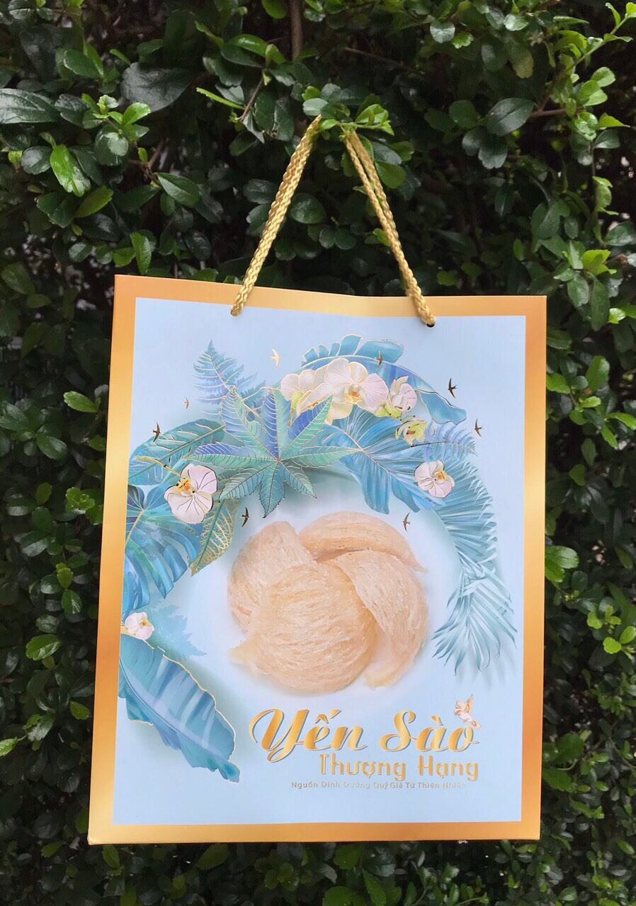 TÚI ĐỨNG ĐỰNG YẾN SÀO 100 gr (ÉP KIM)