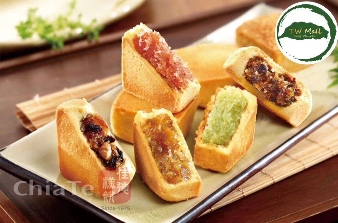 Bánh dứa đài loan chiate - mix vị trái cây - tw mall