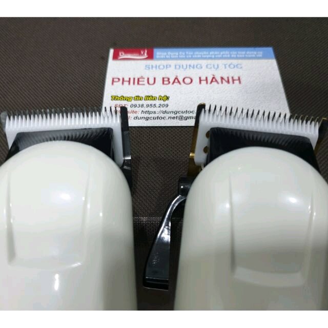 Lưỡi Sứ Tông Đơ Cắt Ngọt Lắp Cho Máy Kemei, Wahl. Bộ Lưỡi Thép Wmark Silver Cho Tông Fade. (Ảnh thật). 