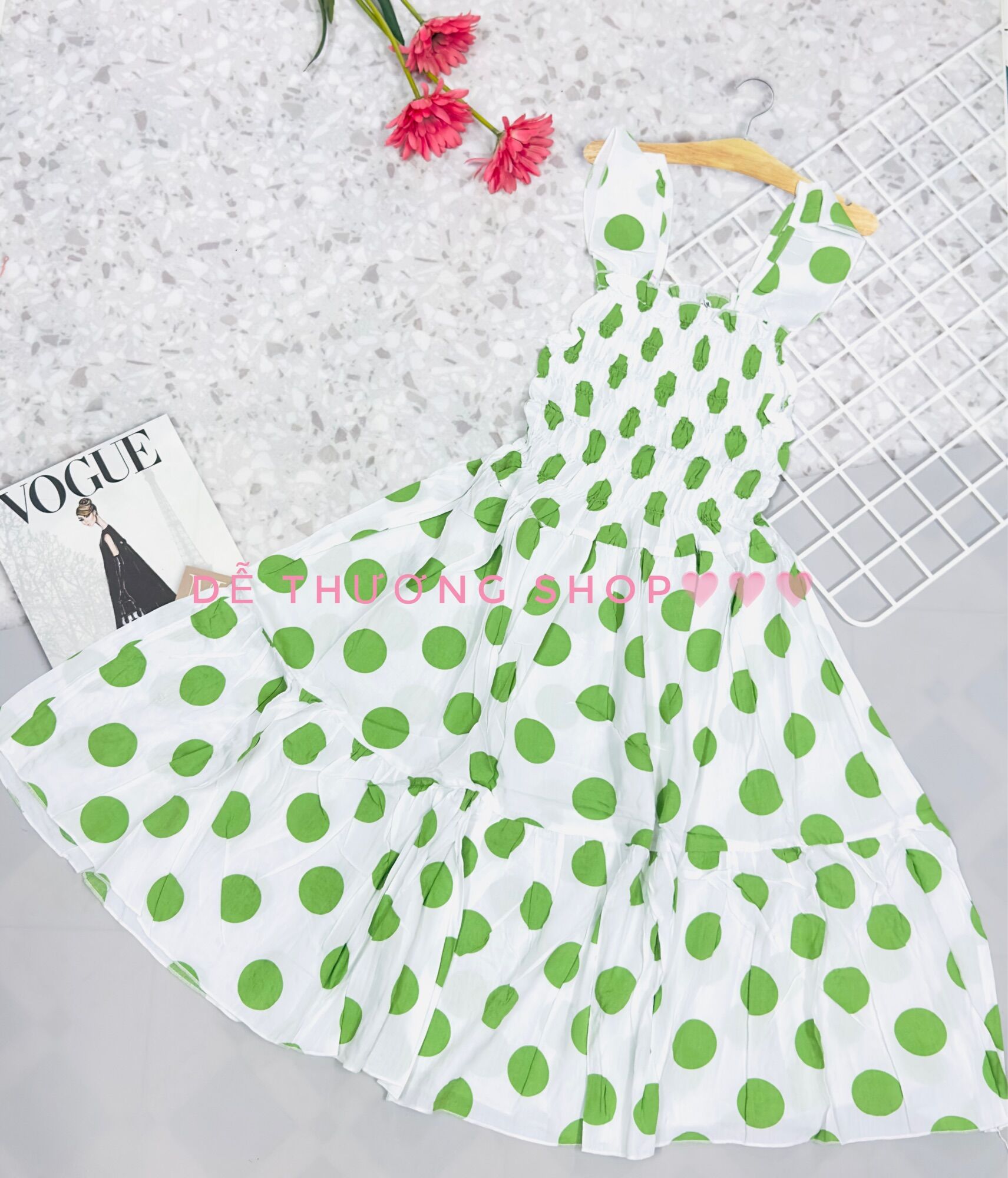 ĐẦM DÚNG THUN NGỰC ĐUÔI CÁ FREESIZE 45-60KG