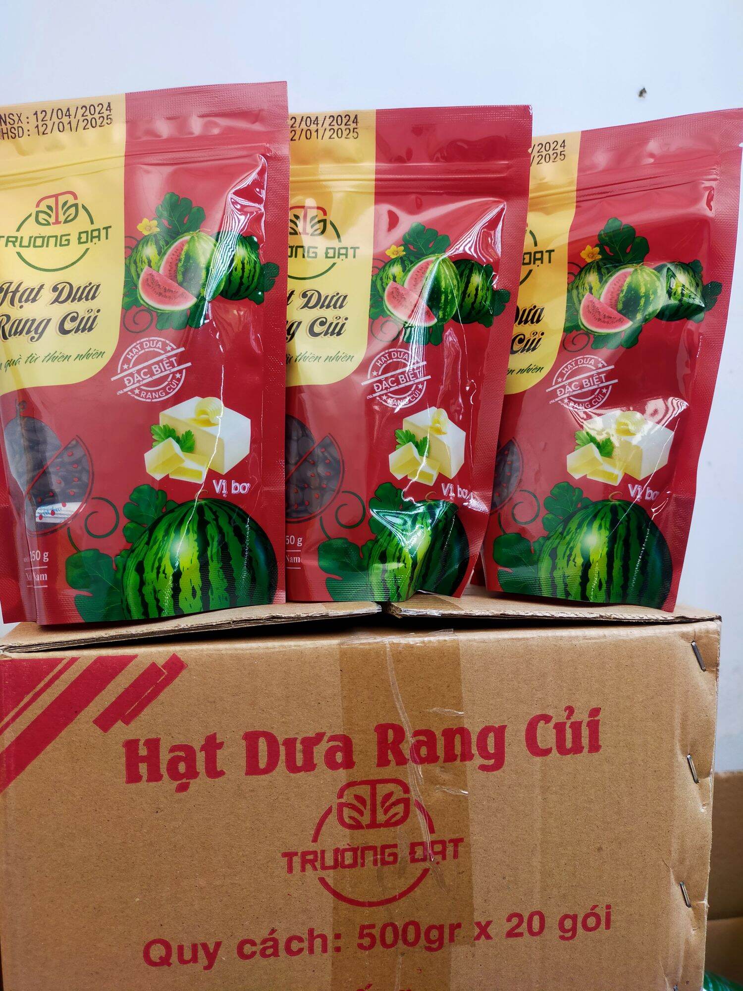 Hạt Dưa Rang Củi Trường Đạt Túi Zip _250gr