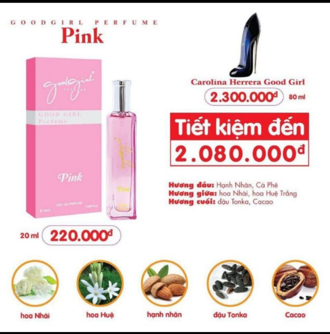 Nước Hoa Nữ Good Gir 20ml Đủ Màu ( chính hãng)
