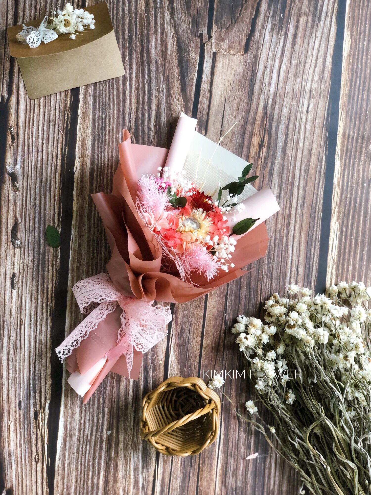 Bó hoa khô cao cấp