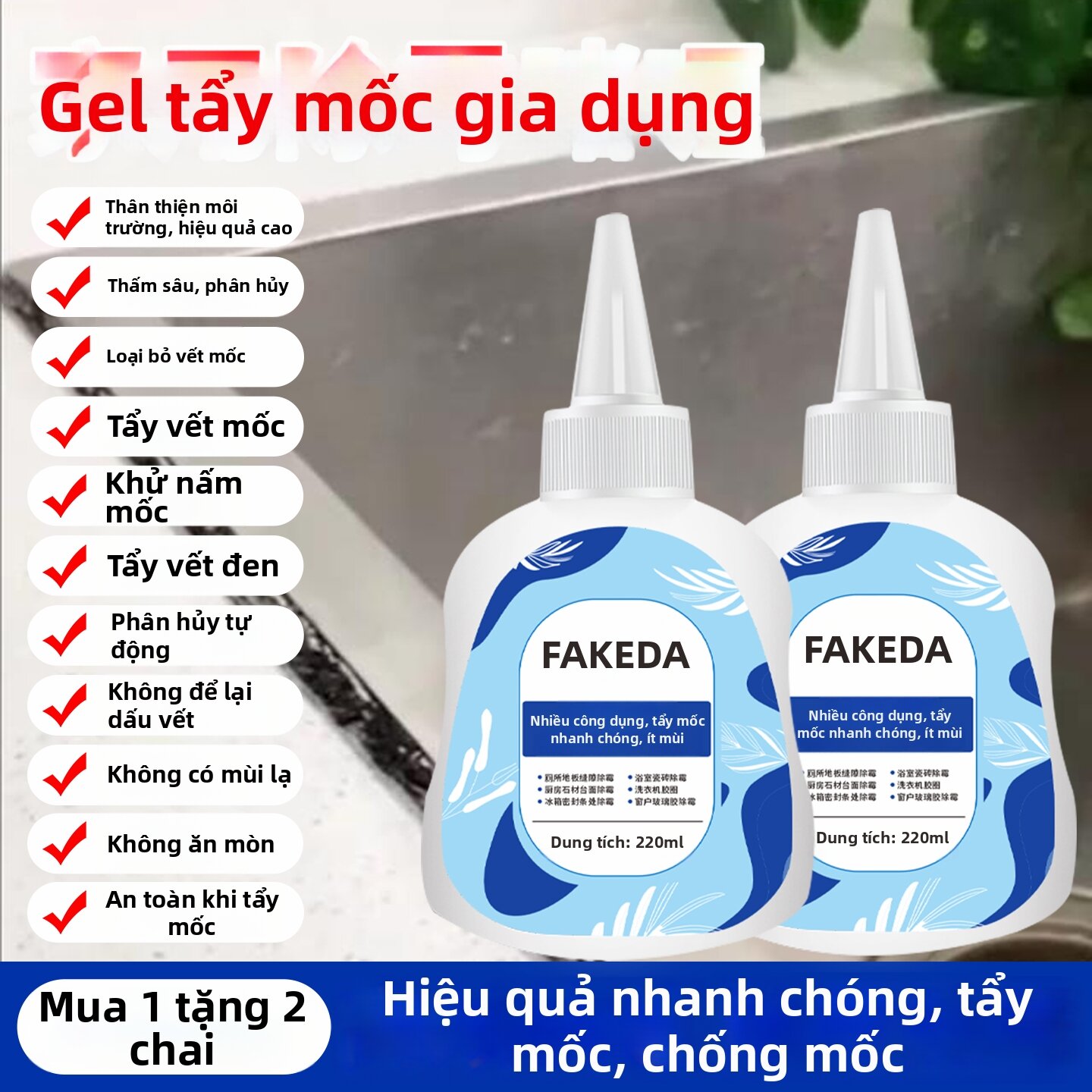 FAKEDA | Chất Tẩy Mốc