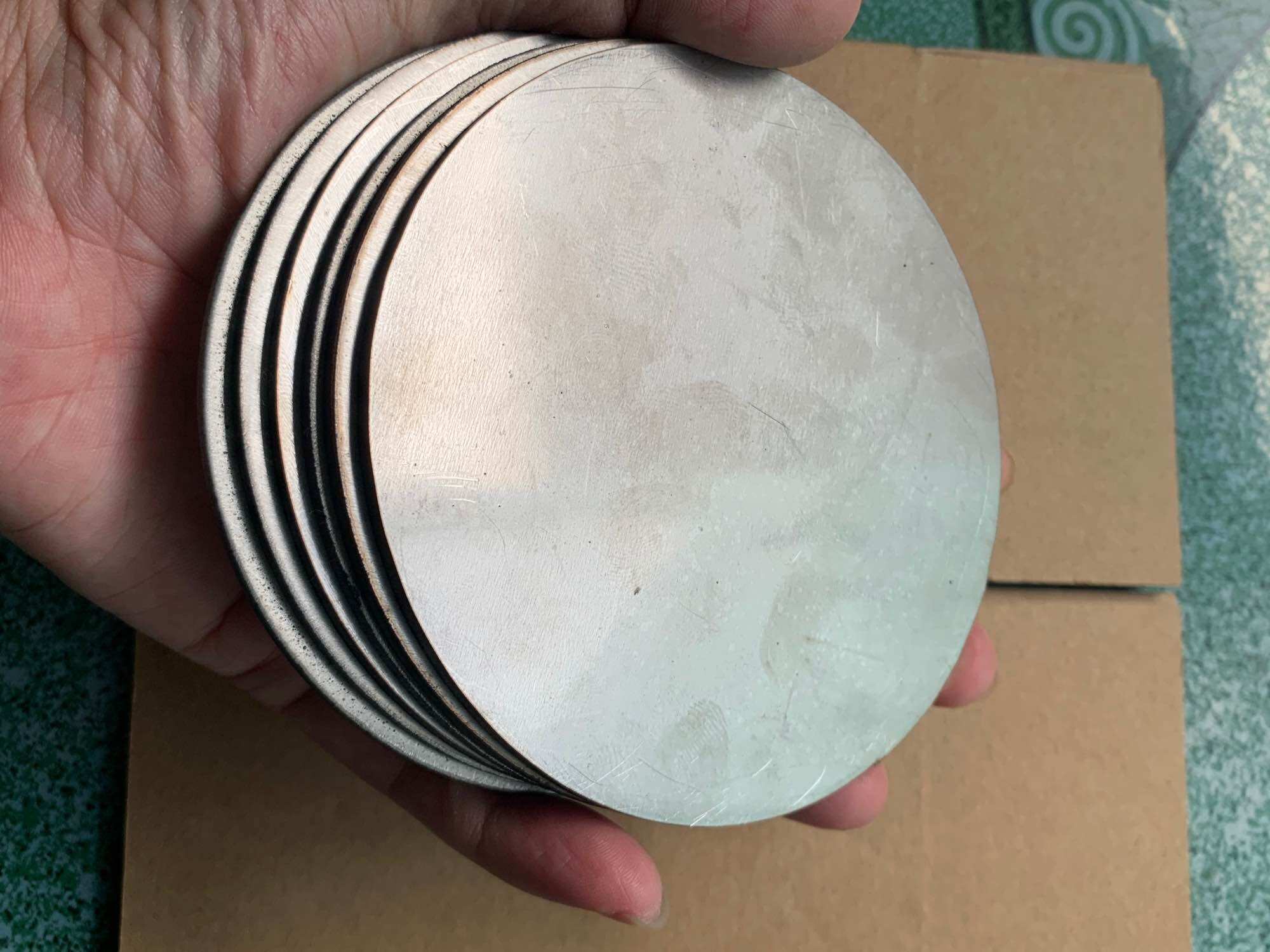 Bản mã tròn inox D200 dày 1mm