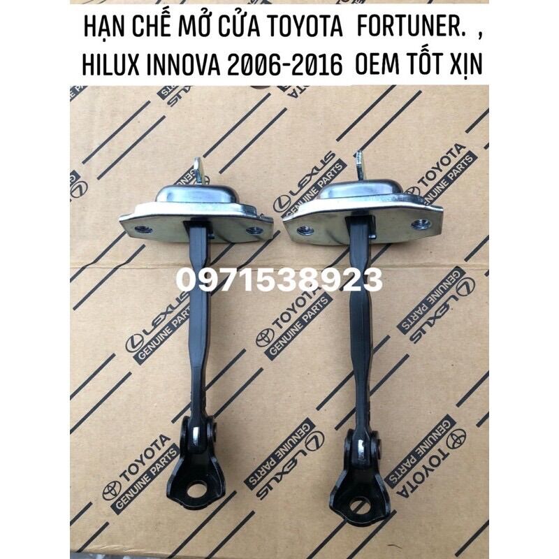Hạn chế cửa toyota innova hilux fortuner vios camry corolla altis yaris xịn oem loại tốt