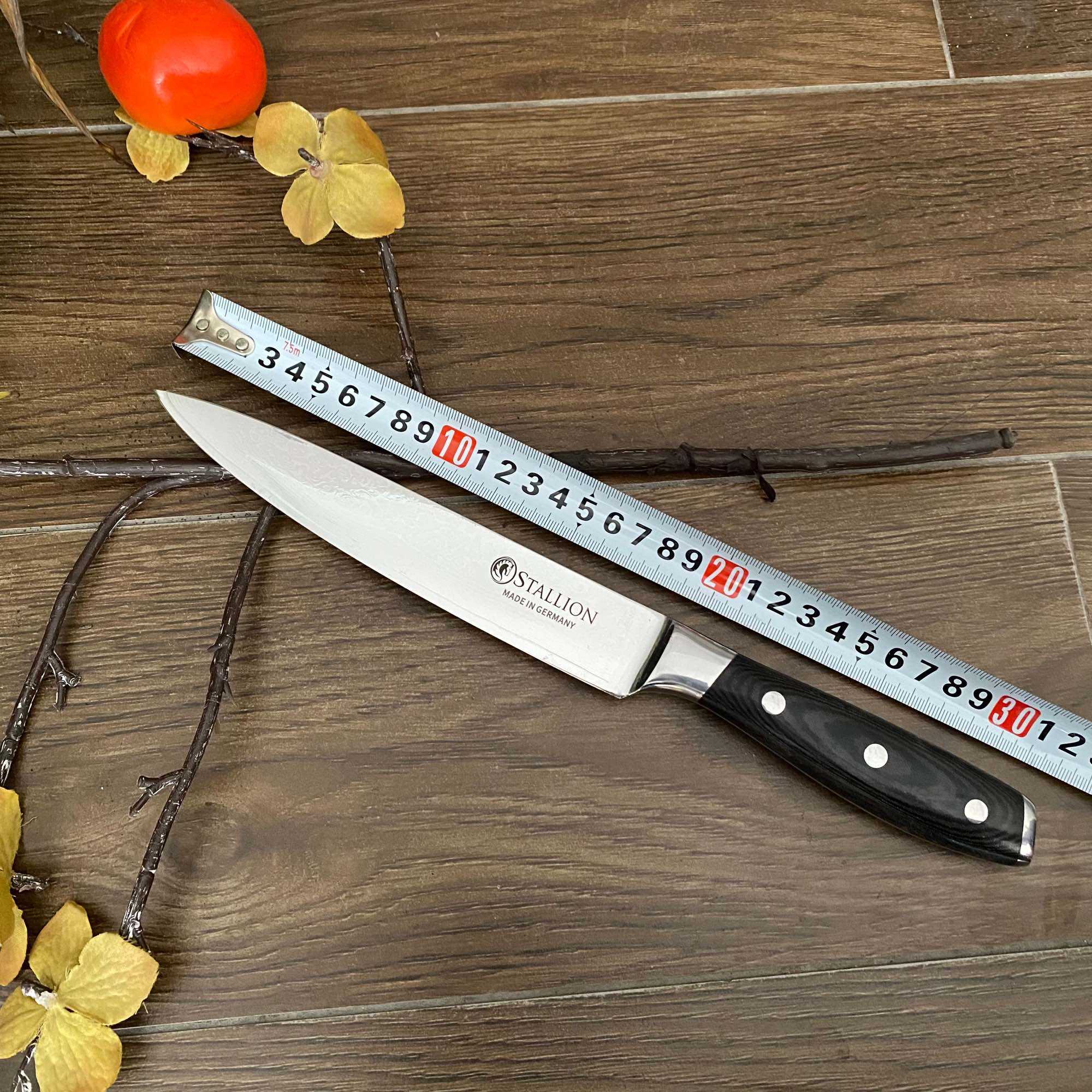 Dao thái lọc thép damacus, siêu bén